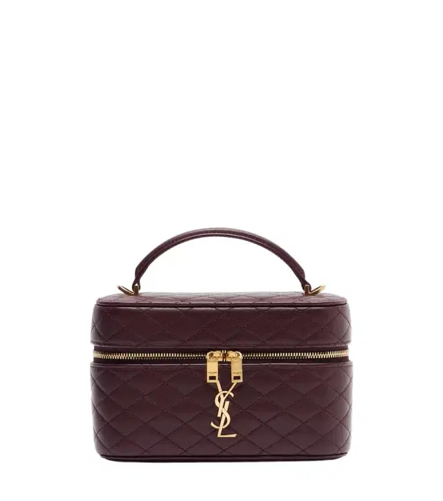 Saint Laurent Gaby patent leather vanity bag