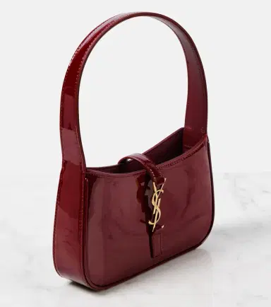 Saint Laurent Le 5 à 7 Mini patent leather shoulder bag | Thumbnail 4