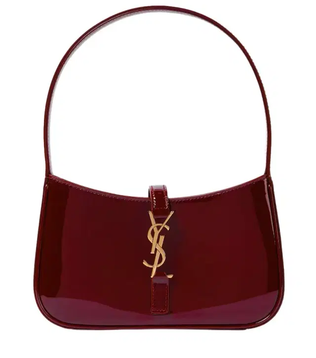 Saint Laurent Le 5 à 7 Mini patent leather shoulder bag