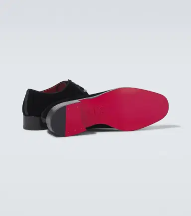 Christian Louboutin Chambeliss velvet Derby shoes | Thumbnail 4 Christian Louboutin Chambeliss velvet Derby shoes | Thumbnail 4