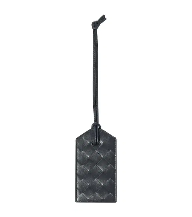 Bottega Veneta Intrecciato leather luggage tag