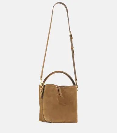 Saint Laurent Le 37 Small suede bucket bag | Thumbnail 4 Saint Laurent Le 37 Small suede bucket bag | Thumbnail 4