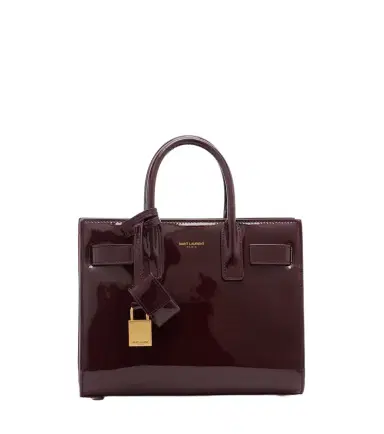 Saint Laurent Sac De Jour Nano patent leather tote bag | Thumbnail 1 Saint Laurent Sac De Jour Nano patent leather tote bag | Thumbnail 1