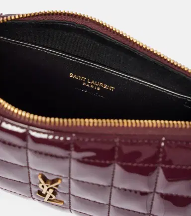 Saint Laurent Cassandre matelassé faux leather pouch | Thumbnail 3 Saint Laurent Cassandre matelassé faux leather pouch | Thumbnail 3