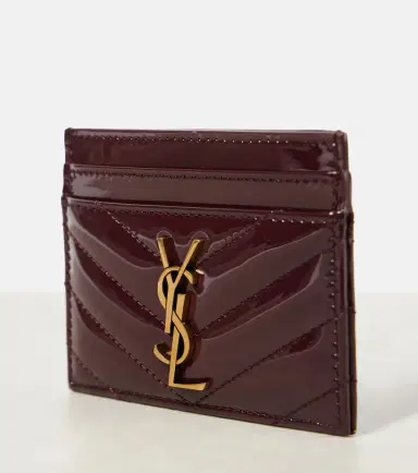 Saint Laurent Cassandre patent leather card holder | Thumbnail 2 Saint Laurent Cassandre patent leather card holder | Thumbnail 2