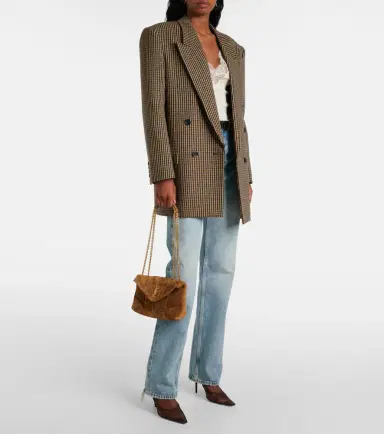Saint Laurent Loulou Toy suede shoulder bag | Thumbnail 3