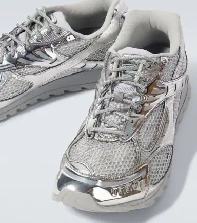 Bottega Veneta Orbit metallic-effect sneakers | Thumbnail 6
