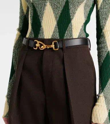 Burberry Equestrian leather belt | Thumbnail 2