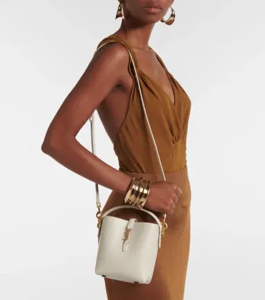 Saint Laurent Le 37 Mini leather bucket bag | Thumbnail 7 Saint Laurent Le 37 Mini leather bucket bag | Thumbnail 7
