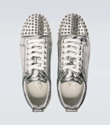 Christian Louboutin Louis Junior metallic leather sneakers | Thumbnail 2 Christian Louboutin Louis Junior metallic leather sneakers | Thumbnail 2