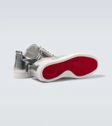 Christian Louboutin Louis Junior metallic leather sneakers | Thumbnail 4 Christian Louboutin Louis Junior metallic leather sneakers | Thumbnail 4