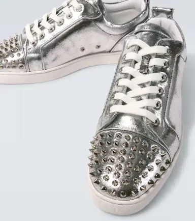 Christian Louboutin Louis Junior metallic leather sneakers | Thumbnail 6 Christian Louboutin Louis Junior metallic leather sneakers | Thumbnail 6