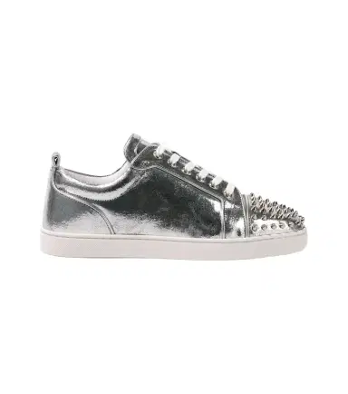 Christian Louboutin Louis Junior metallic leather sneakers | Thumbnail 1 Christian Louboutin Louis Junior metallic leather sneakers | Thumbnail 1