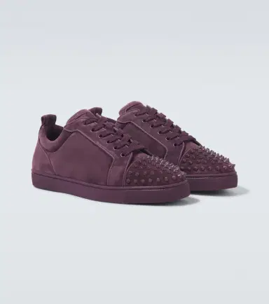 Christian Louboutin Louis Junior Spikes suede sneakers | Thumbnail 4 Christian Louboutin Louis Junior Spikes suede sneakers | Thumbnail 4