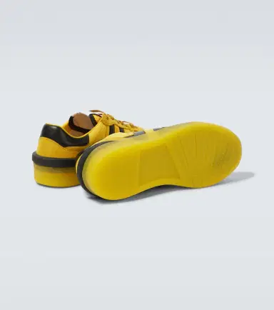 Lanvin Clay leather-trimmed sneakers | Thumbnail 3 Lanvin Clay leather-trimmed sneakers | Thumbnail 3