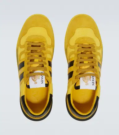 Lanvin Clay leather-trimmed sneakers | Thumbnail 6 Lanvin Clay leather-trimmed sneakers | Thumbnail 6