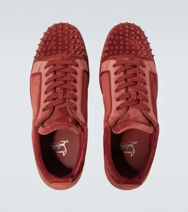 Christian Louboutin Louis Junior Spikes suede sneakers | Thumbnail 3 Christian Louboutin Louis Junior Spikes suede sneakers | Thumbnail 3