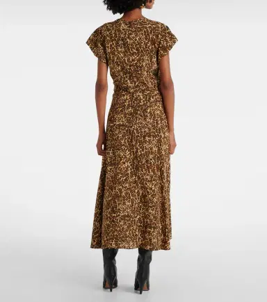 Isabel Marant Tullya leopard-print silk-blend top | Thumbnail 3