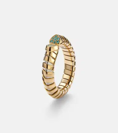 Marina B Trisolina 18kt gold ring with tourmalines | Thumbnail 2
