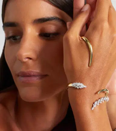 YEPREM Golden Strada 18kt yellow and white gold bracelet with diamonds | Thumbnail 4 YEPREM Golden Strada 18kt yellow and white gold bracelet with diamonds | Thumbnail 4