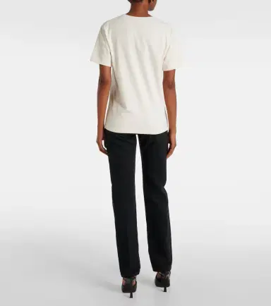 Saint Laurent Cotton-blend jersey T-shirt | Thumbnail 2