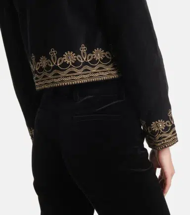 Rixo Denver embroidered cotton jacket | Thumbnail 3