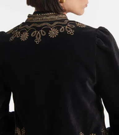 Rixo Denver embroidered cotton jacket | Thumbnail 4
