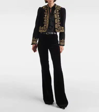 Rixo Denver embroidered cotton jacket | Thumbnail 7