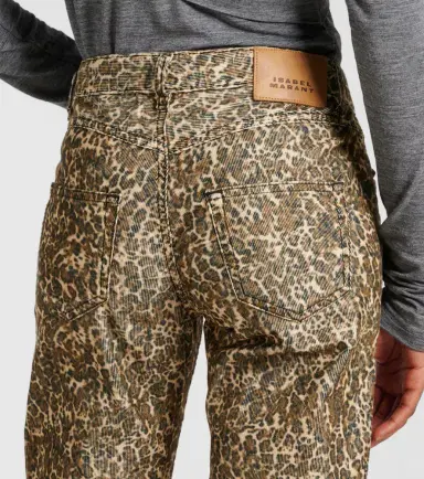 Isabel Marant Ferni cotton corduroy straight pants | Thumbnail 2