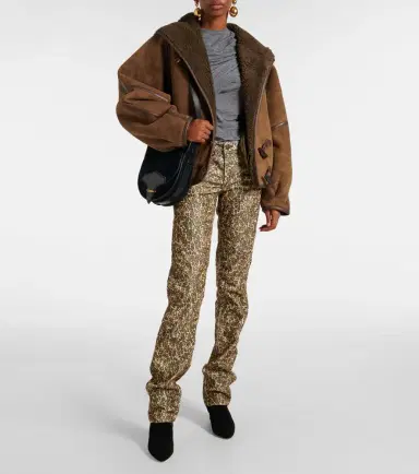 Isabel Marant Ferni cotton corduroy straight pants | Thumbnail 3