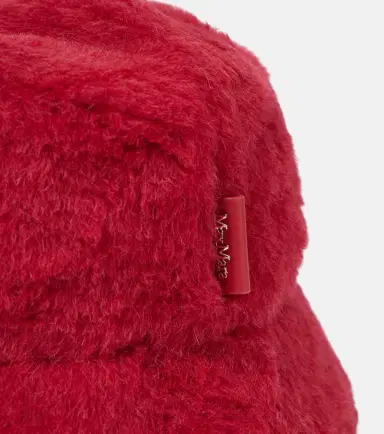 Max Mara Figura wool and silk teddy bucket hat | Thumbnail 2