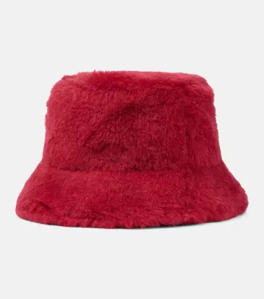 Max Mara Figura wool and silk teddy bucket hat | Thumbnail 3