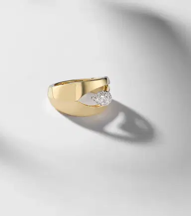 YEPREM 18kt gold ring with diamonds | Thumbnail 2 YEPREM 18kt gold ring with diamonds | Thumbnail 2