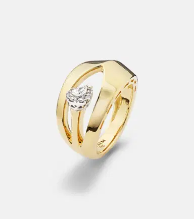 YEPREM 18kt gold ring with diamonds | Thumbnail 3 YEPREM 18kt gold ring with diamonds | Thumbnail 3