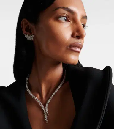 YEPREM Y-Couture 18kt white gold necklace with diamonds | Thumbnail 5