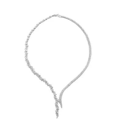 YEPREM Y-Couture 18kt white gold necklace with diamonds | Thumbnail 1