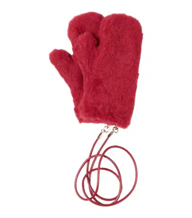 Max Mara Ombrato wool and silk teddy mittens | Thumbnail 1