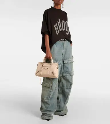 Balenciaga Le City Small leather tote bag | Thumbnail 5