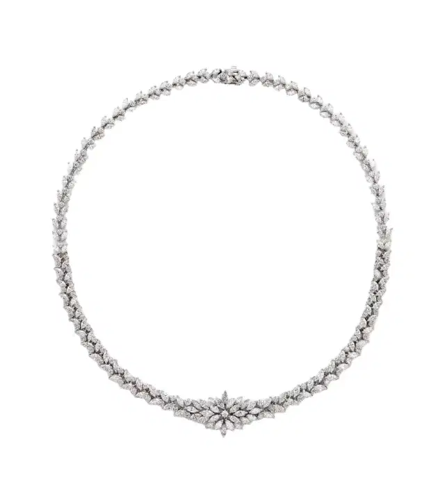 YEPREM Y-Couture 18kt white gold choker with diamonds