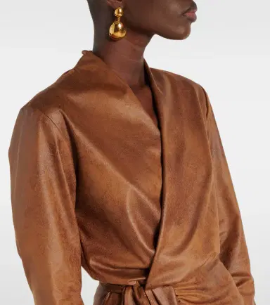 Isabel Marant Aleora draped wrap dress | Thumbnail 3