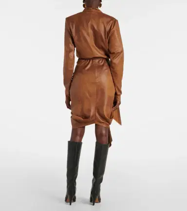 Isabel Marant Aleora draped wrap dress | Thumbnail 5