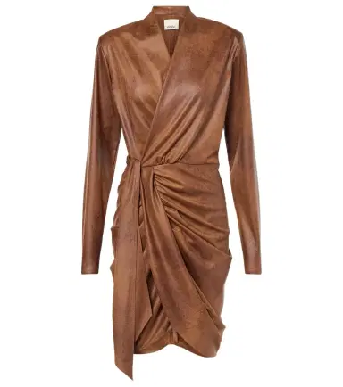 Isabel Marant Aleora draped wrap dress | Thumbnail 1