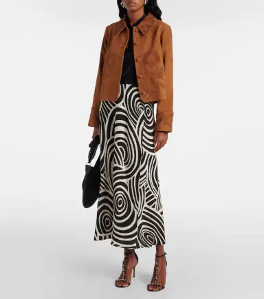 Rixo Dionne appliqué suede jacket | Thumbnail 3