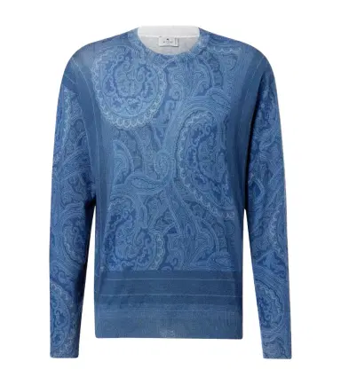 Etro Paisley silk and cashmere sweater | Thumbnail 1