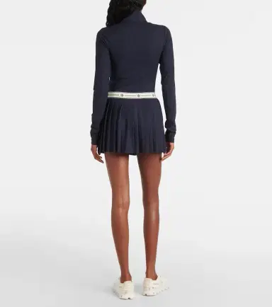 Tory Sport Pleated jacquard jersey tennis skirt | Thumbnail 2