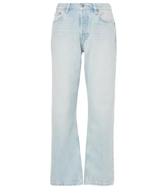 Re/Done Easy Straight cropped straight jeans