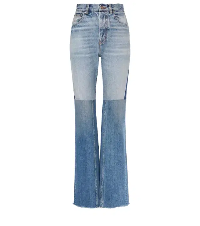 Chloe Chloé Patchwork flared jeans