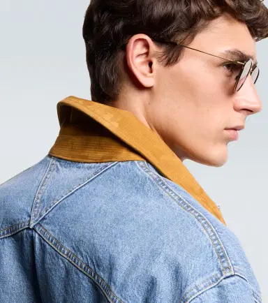 Bottega Veneta Thin Triangle round sunglasses | Thumbnail 4