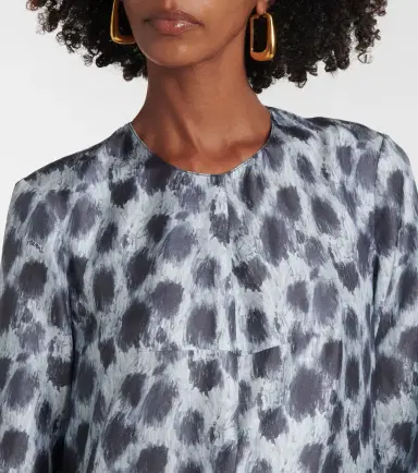 Marni Printed silk maxi dress | Thumbnail 2