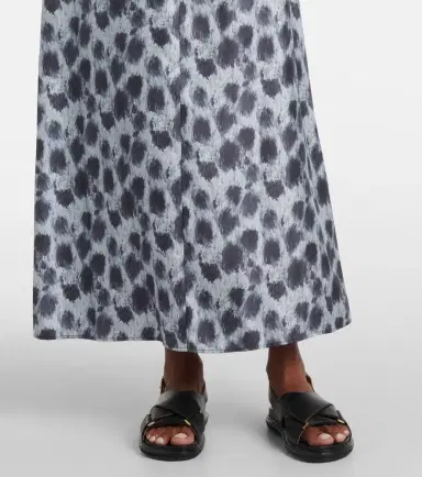 Marni Printed silk maxi dress | Thumbnail 4